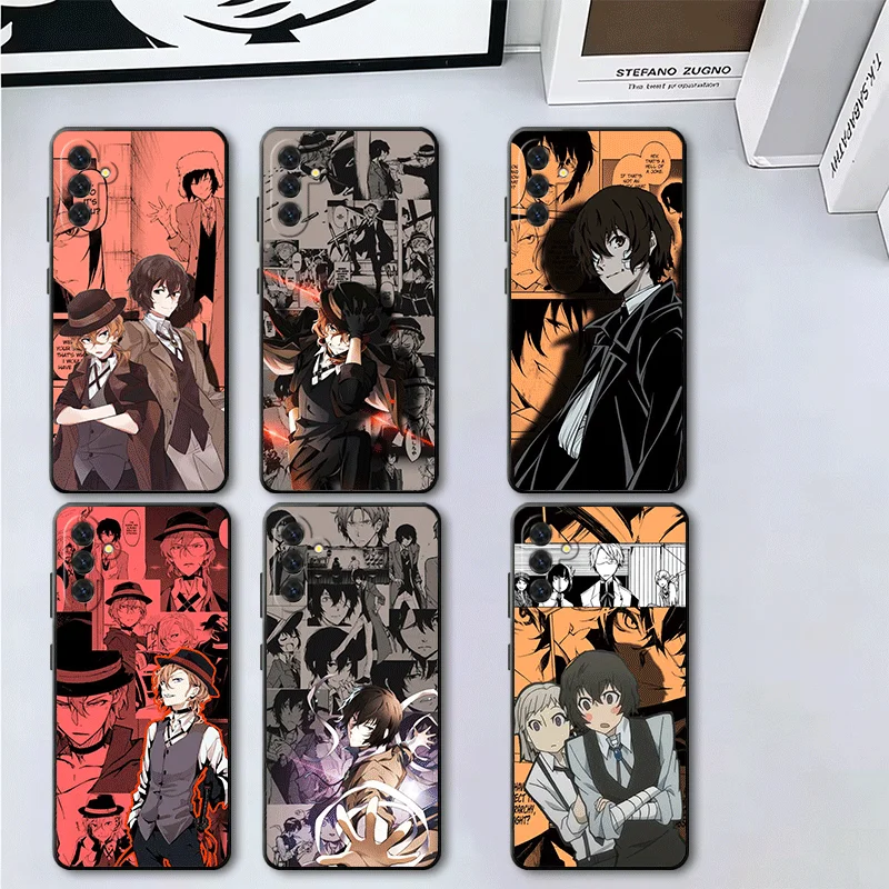Bungo Stray Dogs Manga Soft Phone Case for Samsung A17 A37 A57 A16 A26 A36 A56 A15 A25 A35 A55 A14 A24 A34 A54 A13 A23 A33 A53 A