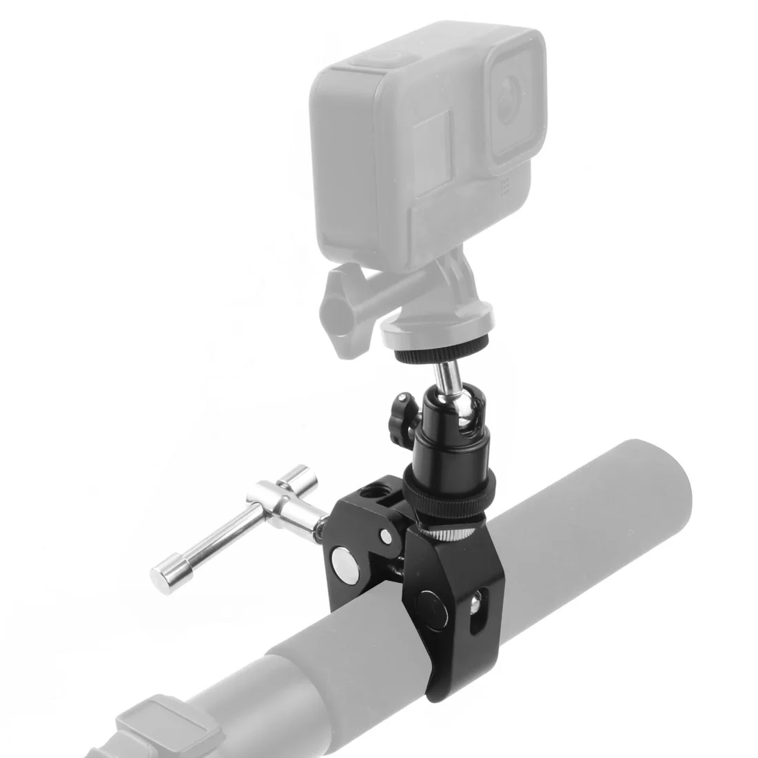 Super Clamp Mount Halter mit Stativ Kugelkopf Adapter für Gopro für Insta360 DSLR Monitor LED Blitzlicht Kamera Röhren halterung – Detail 24