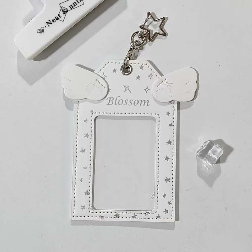 New 3-inch Photo Storage Photocard Case Angel Wings Multifunctional Photocard Holder Idol Photos Protective Cover