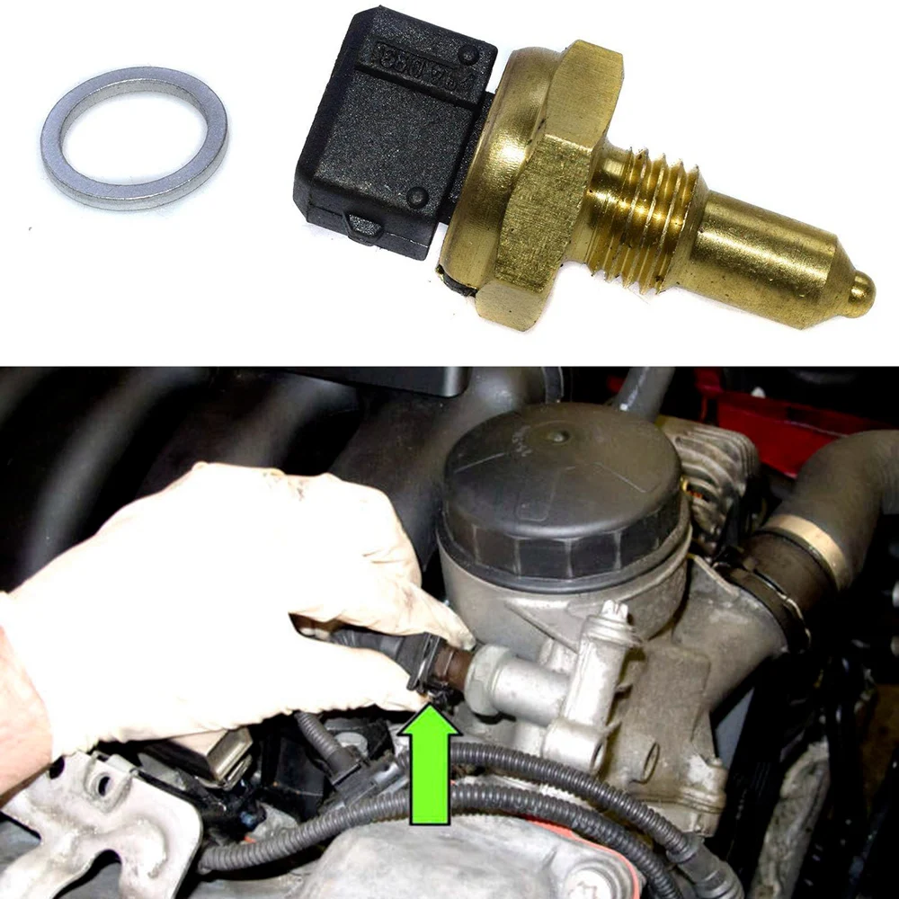 Engine Coolant Water Temperature Sensor 13621433076 for 06-13 -BMW X5 335I E90 E92 E60