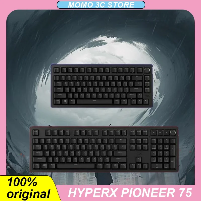 HyperX Pioneer 75 Mechanical Keyboard Wired Customized USB Keyboards RGB Hot-Swap Gasket E-sports Gaming PC Accessory Gift