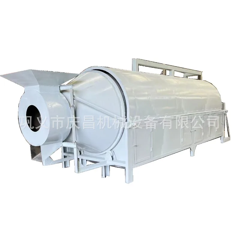 Electric heating drum corn rice wheat g raindryer bean residue lees wood chips chicken manure dryer energy saving