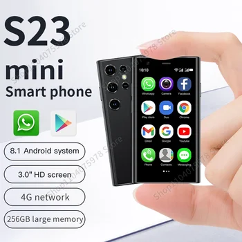 S23 미니 스마트폰, 안드로이드 8.1, 듀얼 SIM, 3.0 인치, HD 1000mAh, 와이파이 블루투스, 3G, 4G, 5G, 소형 휴대폰, S24 셀룰러, 4GB + 128GB