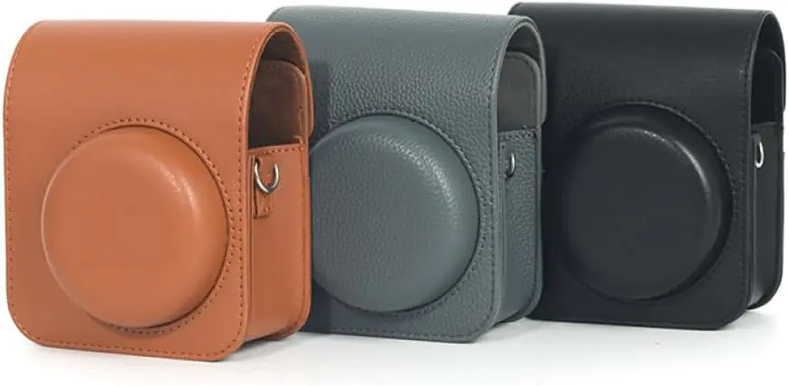 Camera Carrying Case: Ultra-Soft Interior for Fujifilm Instax Mini 41 Protection - Durable Synthetic Leather Messenger Bag with