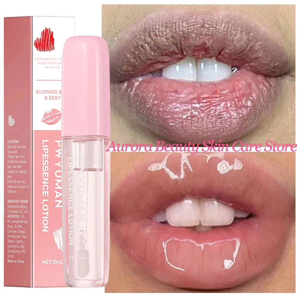 

New Instant Lip Oil Plumper Volumising Moisturizing Lip Repairing Fade Lip Lines Brighten lip plumping gloss Oil Lips Care