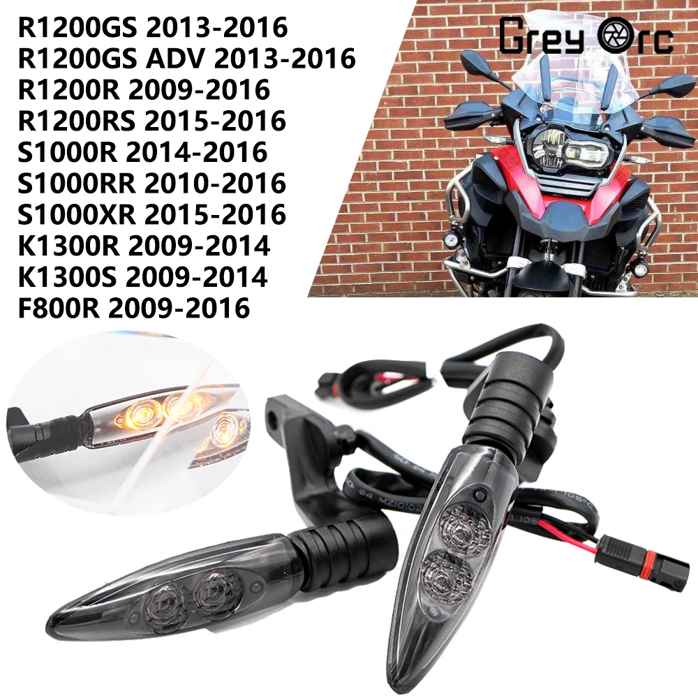 Motorcycle Front and Rear LED Turn Signal Indicator Flasher For BMW HP4 S1000R S1000 RR S1000 XR R1200 GS R1200R R1200 RS
