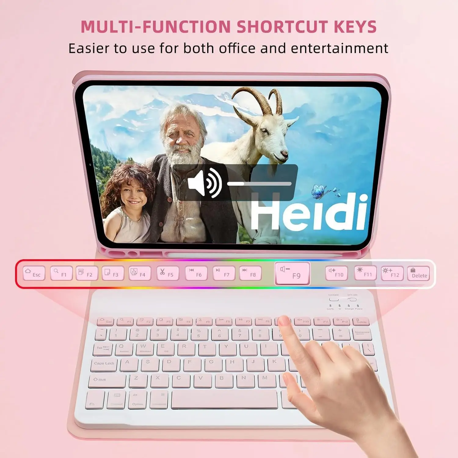 

Чехол для Samsung Galaxy Tab S6 lite 10,4, съемный чехол для планшета с клавиатурой для Samsung Tab S6lite SM-P610 P615 P613 P619 Teclado