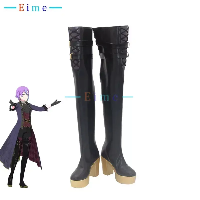 

Kamishiro Rui Cosplay Shoes Game PJSK Cosplay Props Holloween Party Shoes Carnival Boots Custom Made