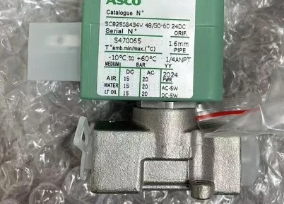 

Parts for SC8256B434V 24DC Solenoid Valve, 1/4 'NPT Thread