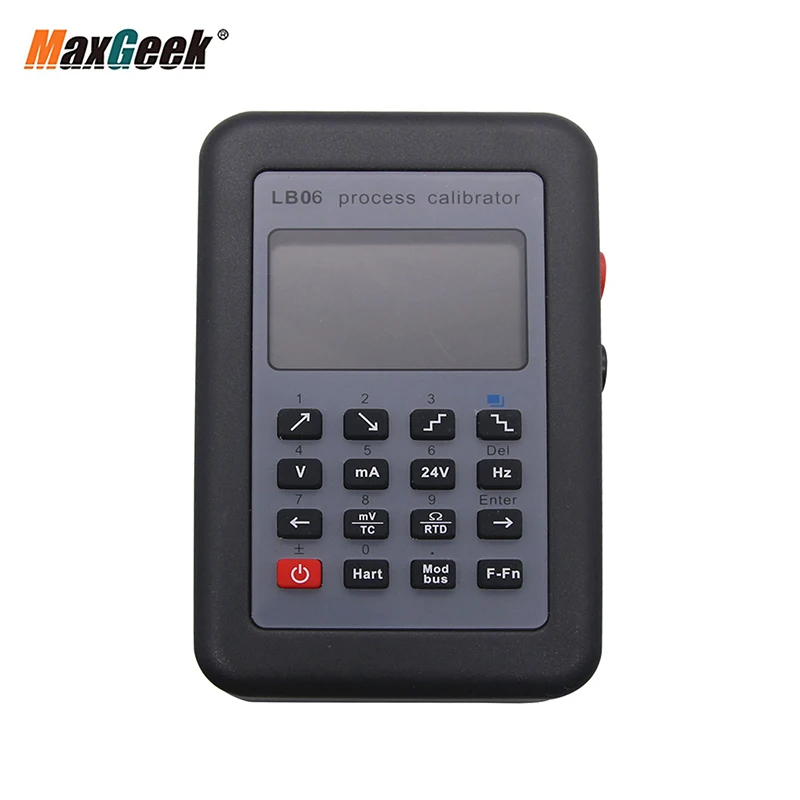 Maxgeek-calibrador Multifunções do Processo do Sinal Comunicador do Hart Lb06 Modbus Rtu Pt100 Frequência 420ma 010v Novo