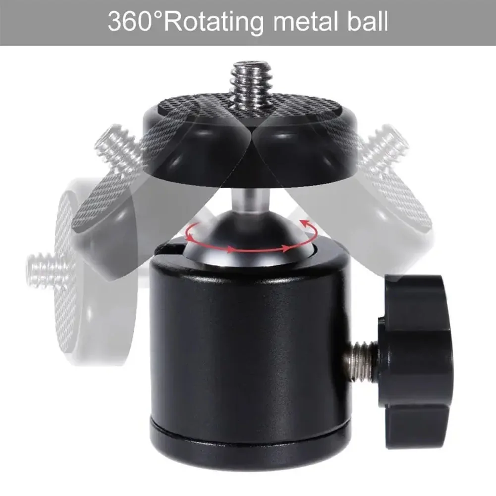 2-Pc 360° Swivel Mini Ball Head with Universal 1/4\