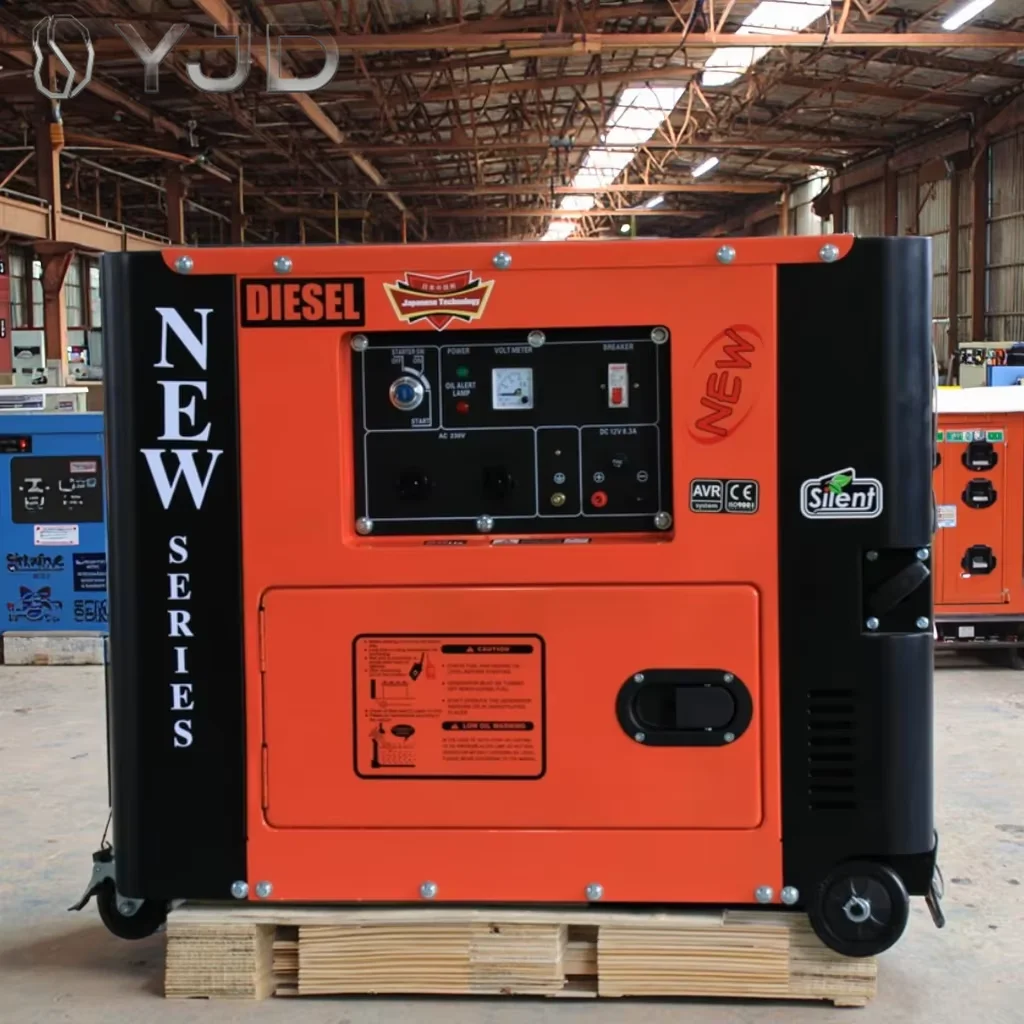 

Low Noise Portable Diesel Generators Soundproof 3kw 4kw 5kw 6kw 7kw 8kw 10kw 110V 220V 230V 380V 400V 50hz 60hz Single Phase