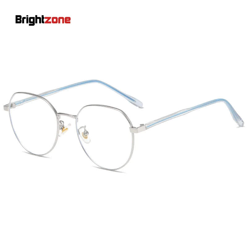 Blue Light Filter Bluelight Blocking Pilot Round Face Heart Shaped Clear Lens Eye Protect Uv Eye Glasses Gaming Computer Goggles