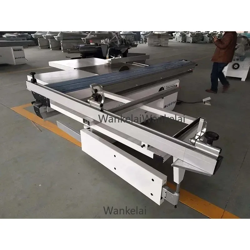 Panel Sliding Saw MJ-45YA features a 45-degree blade and includes a digital display.