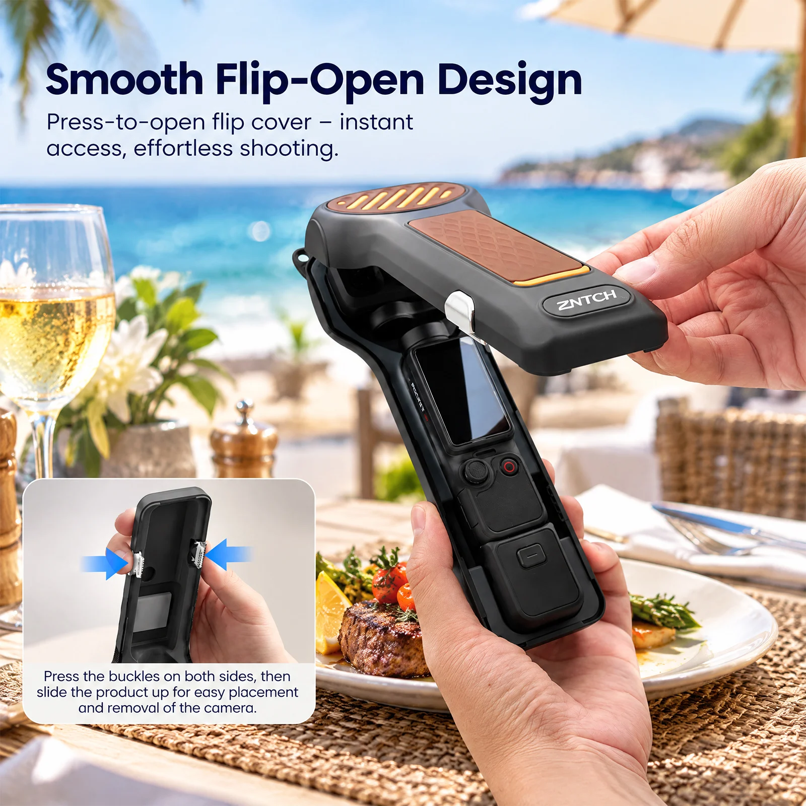 Full-coverage Protective Case - Camera Wrist Strap ulasan dan harga