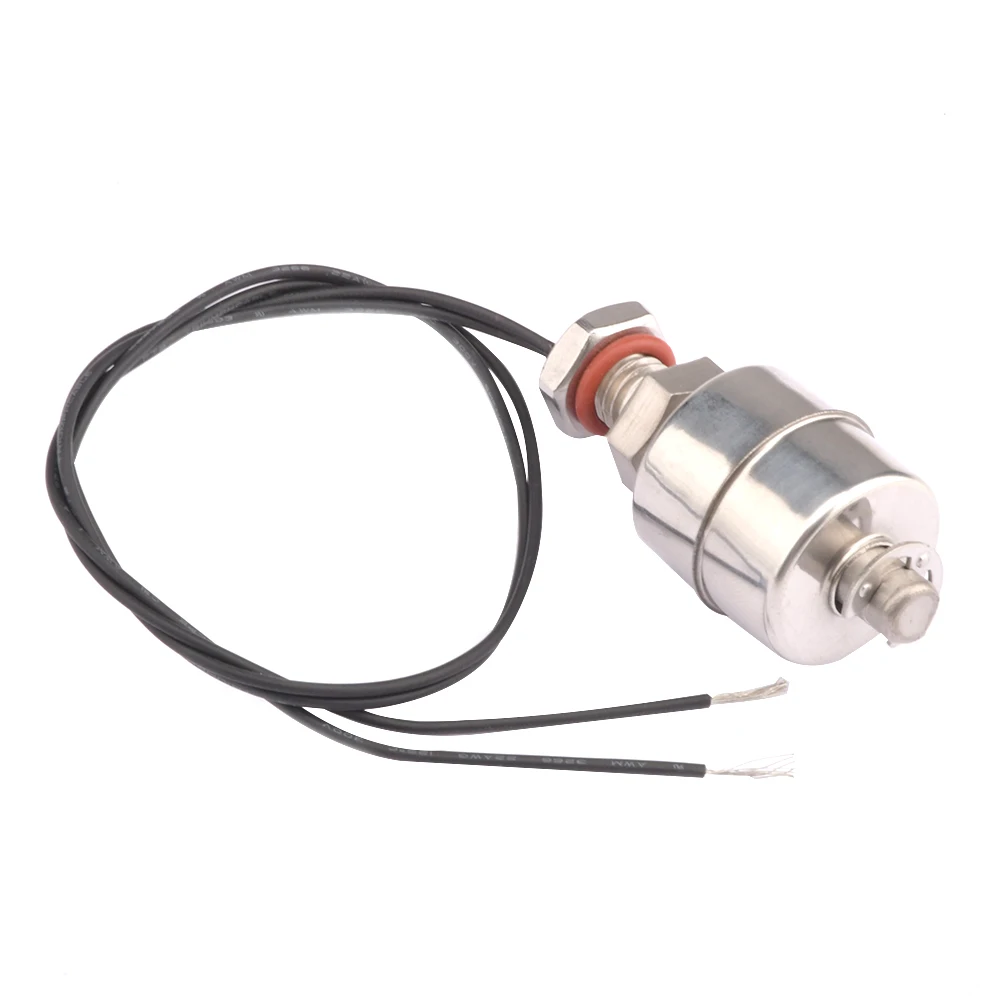 Interruptor de flotador de nivel de acero inoxidable normalmente cerrado, interruptor de Sensor de nivel de alta sensibilidad, controlador de nivel, interruptor de válvula de bola, 45mm