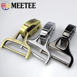 2/4sets Meetee Metal Bag Side Clip Buckles for Handbag Strap Belt Clasp Screw Hook Connector Bags Hanger Hardware Accessories