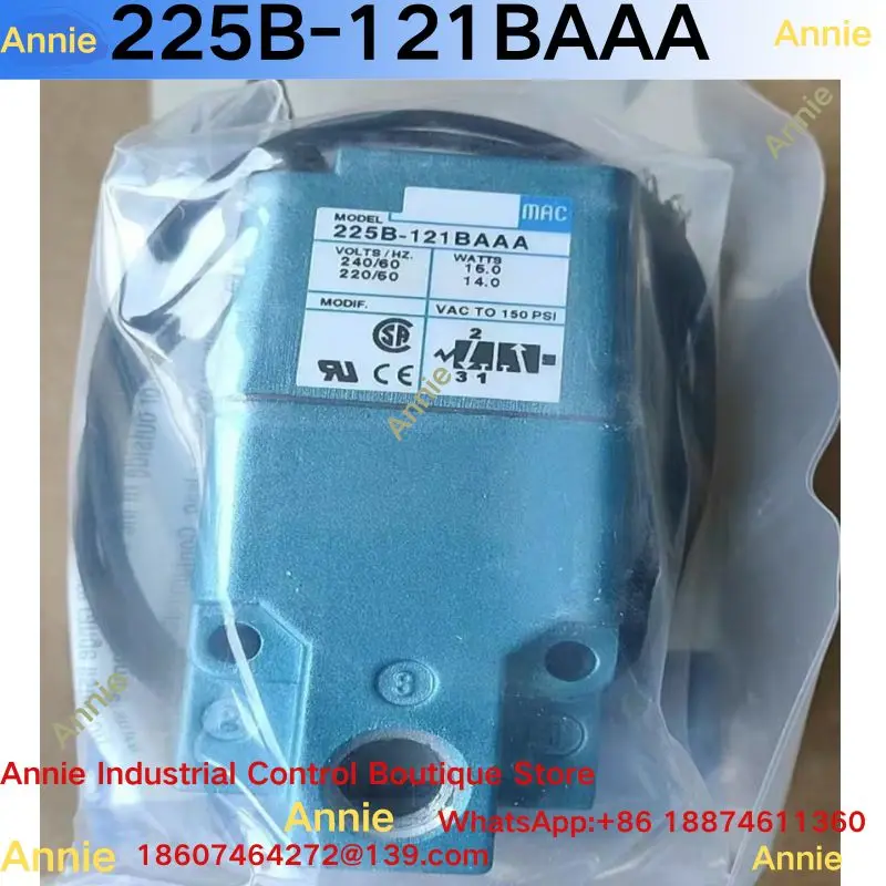 Brand new solenoid valve 225B-121BAAA 225B-121BA original high-frequency valve