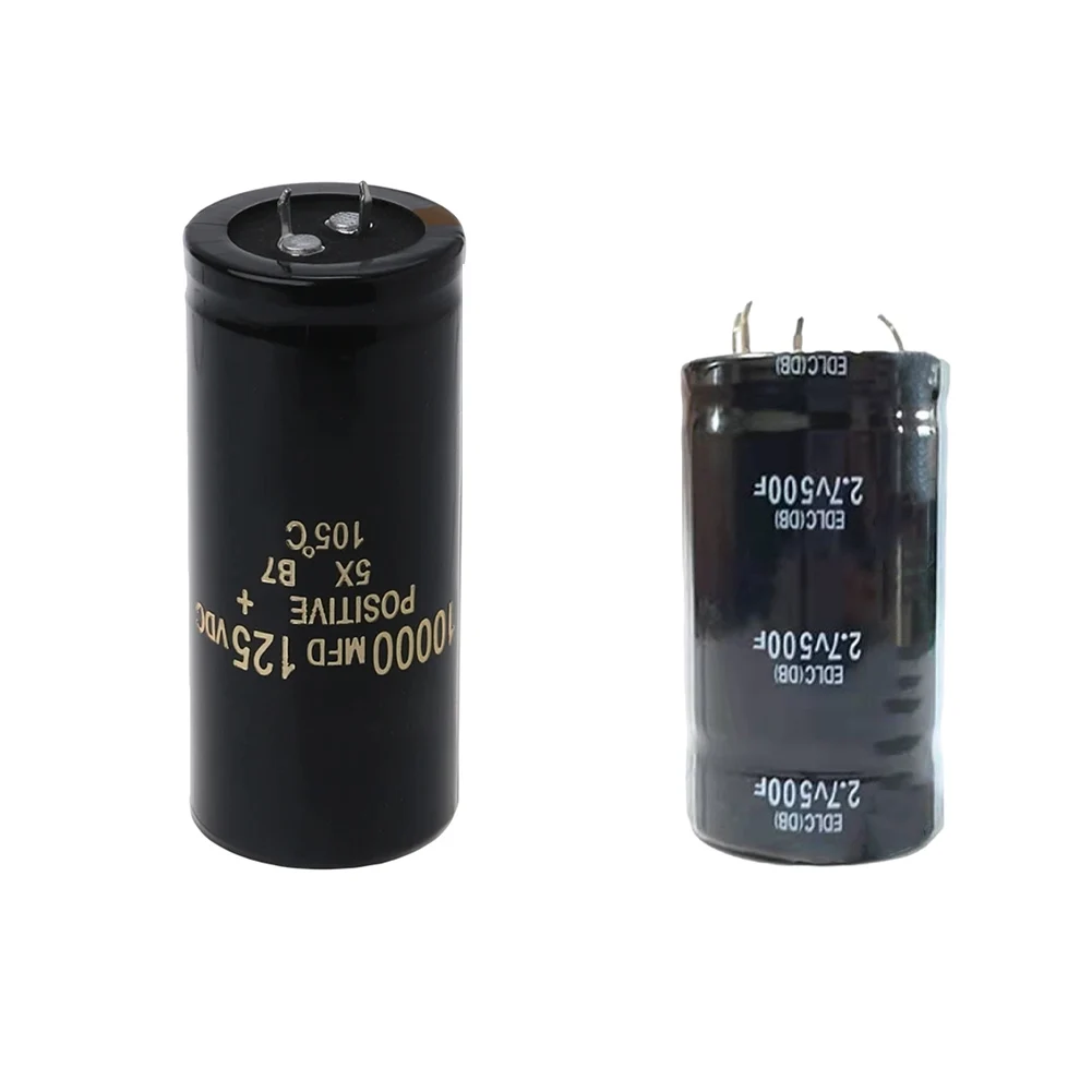 125V 10000uF Capacitor Replace 120V 100V Audio Aluminum Electrolytic Super Farad Capacitor 35x80mm for Amplifier