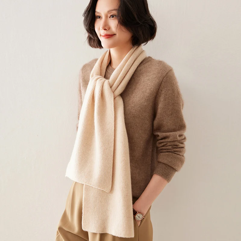 KOIJINSKY New Cashmere 150*25 Women in spring, autumn and winter, soft warm needle knitted scarf