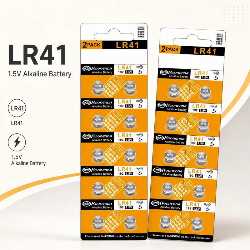 LR41 AG3 SR736 392 384 Button Cell Battery Stable Current Energy Supply for Sensitive Electronic Devices