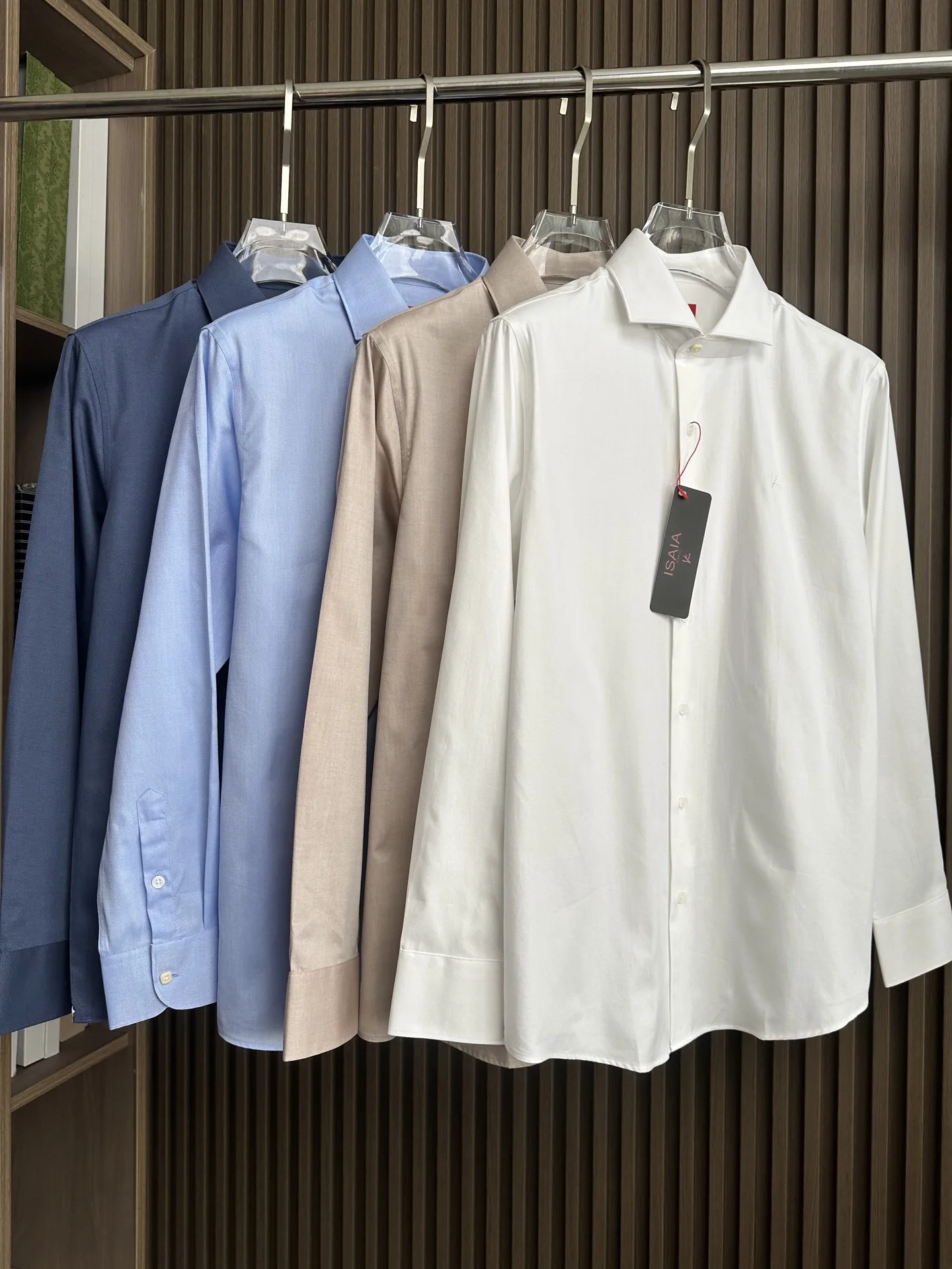 BLIYOSS College style Long-sleeved Men Casual High-quality Striped Short sleeved Old Money Simplicity Advanced Fabric Size S-XXL