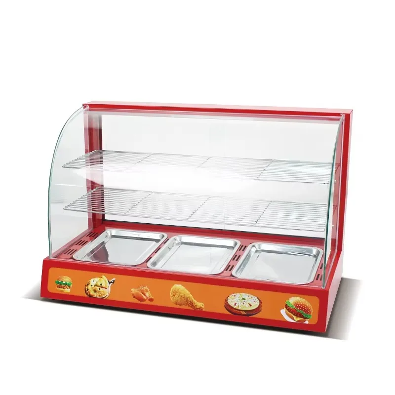 Electric Food Warmer Display Showcase for Sale Electric Display Cabinet Food Insulation Display Cabinet