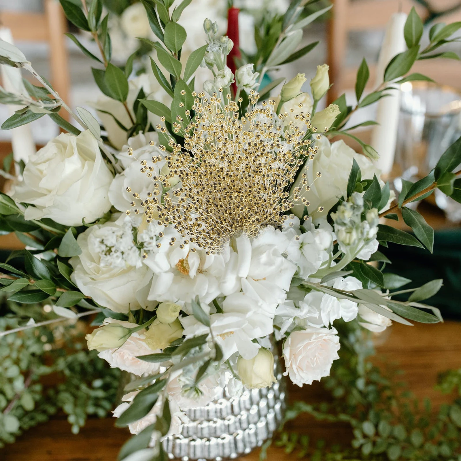 

100 шт. пластиковые жемчужные бусины белые букеты из искусственного жемчуга свадебные принадлежности украшение для букета