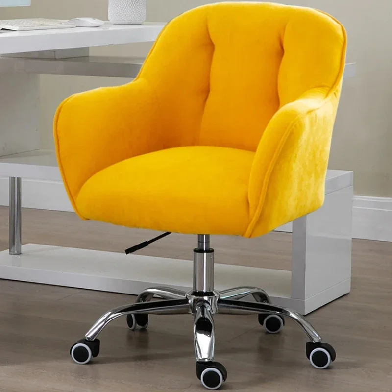 Velvet Office Chair Swivel Accent Chair with Arms Modern Adjustable Computer Gaming Seat Fast Delivery Guarantee