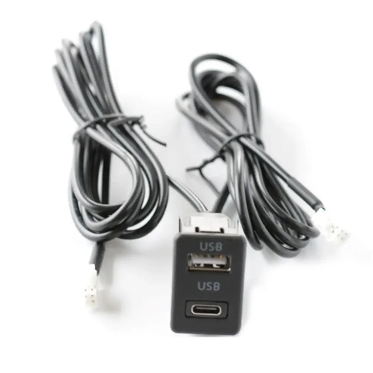 Car Accessories Car Dash Mount USB+TYPE-C Port Panel Interface Extension Cable A