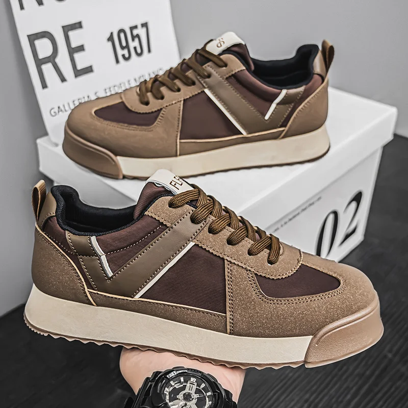 

New Khaki Casual Sneaker Man Platform Designer Men's Original Sneaker Breathable Outdoor Men Leisure Shoes zapatillas informales