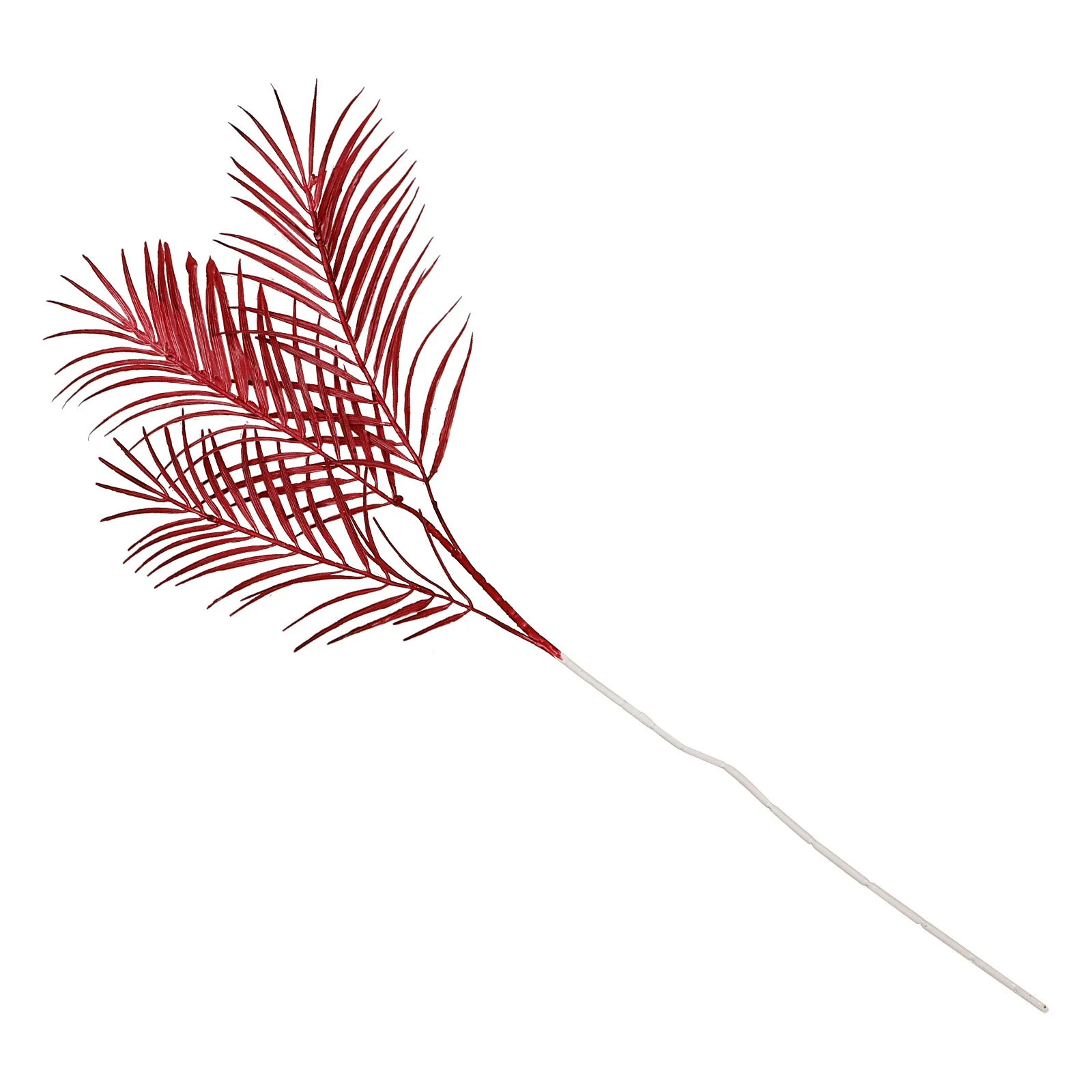 

Artificial Leaf Branch Fake Leaves For Diy Decor Realistic Simulation Leaves Props Wedding Beach Party Home Vase Filling