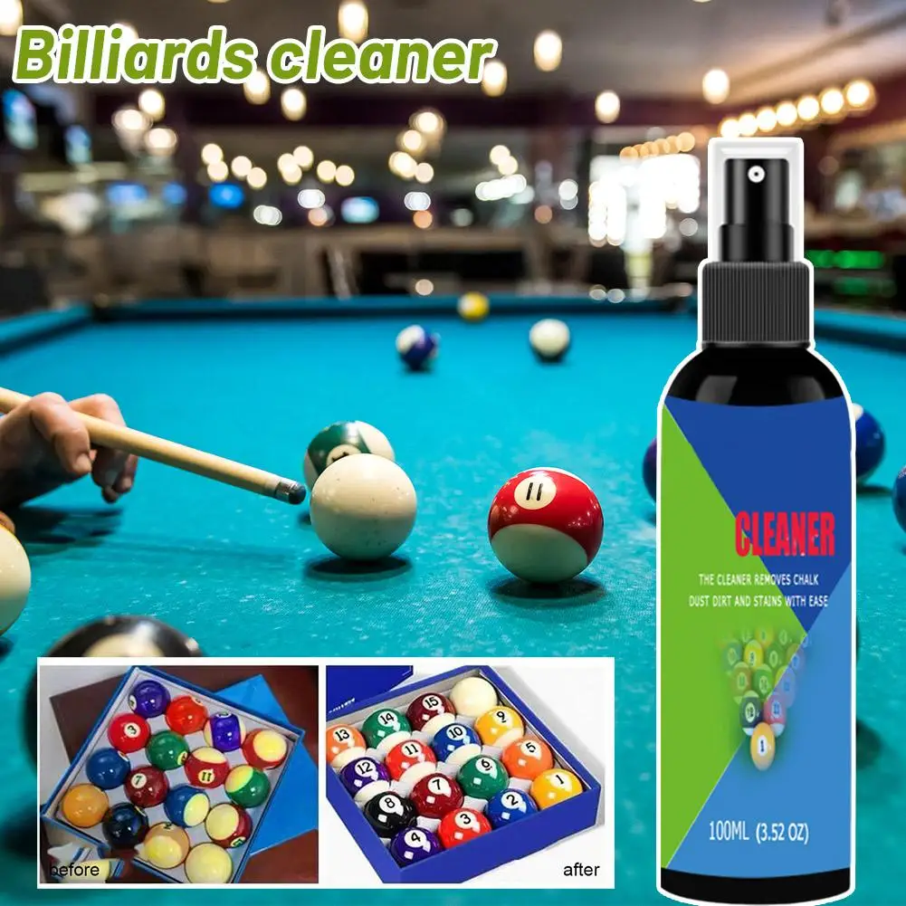 Billiard Ball Cleaner Maintenance Repair Polishing Machine Pool Billiard Cleaner Decontamination Washing Table Liquid Ball E5F6