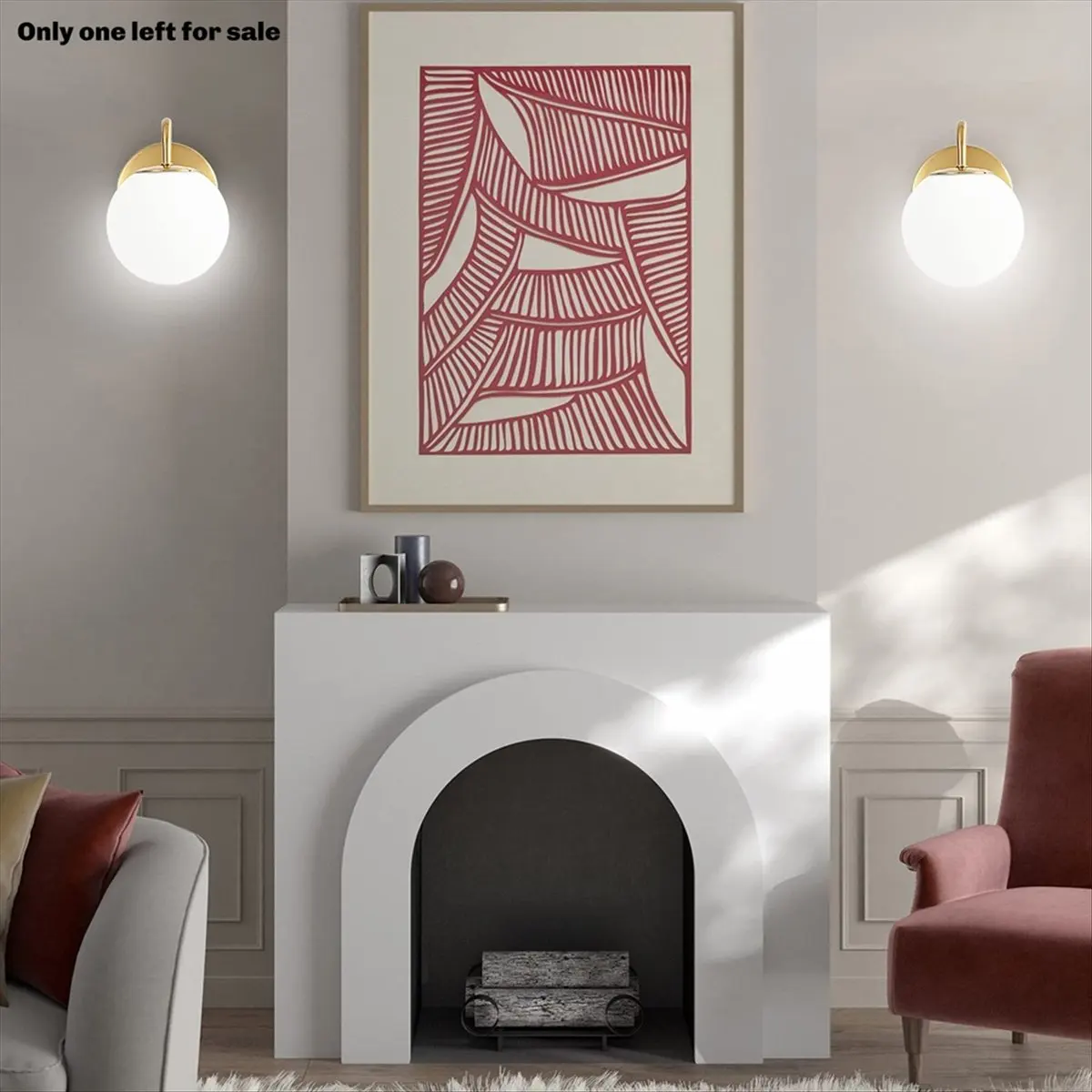 

Современный настенный светильник для спальни, молочно-белый глобус, стеклянный настенный светильник для ванной комнаты, кухни, гостиной, туалетного столика, прихожей