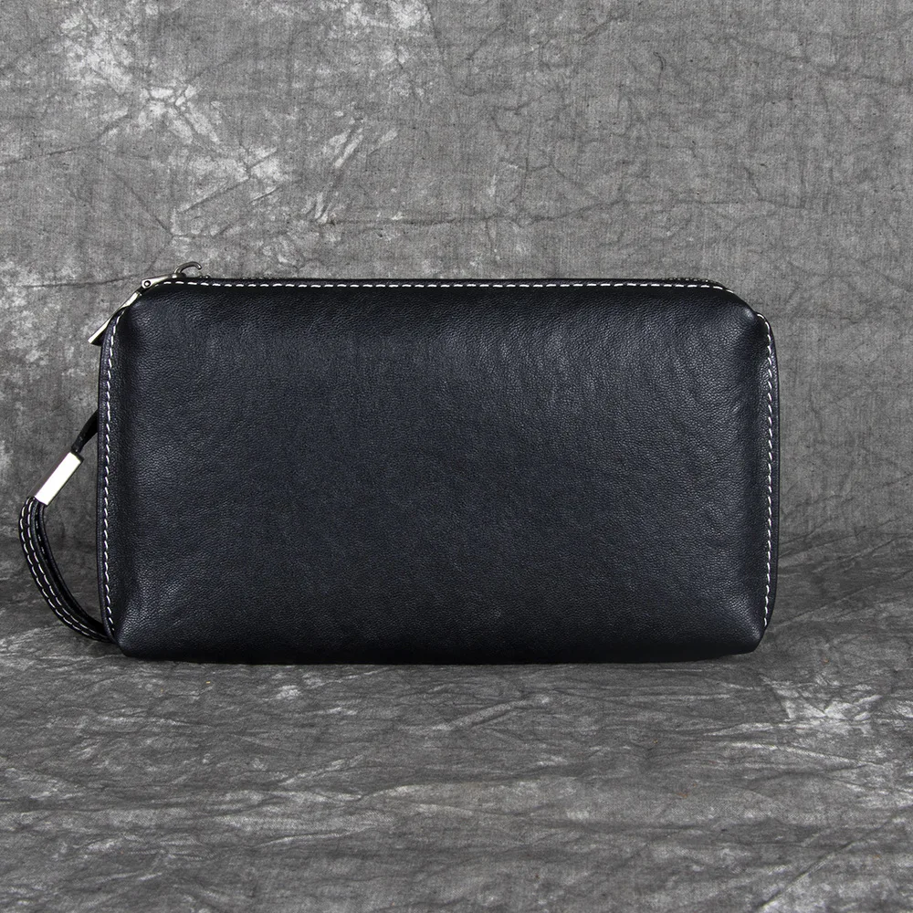 

YH3059 Men's Handbag Made of Genuine Leather, Fashionable and Casual, with A Top Layer of Cowhide and Vegetable Tanning Process.