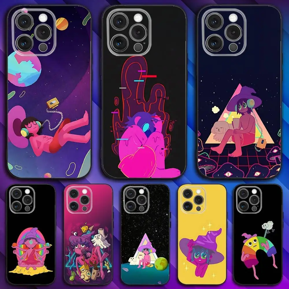 

The M-Midnight G-Gospel Phone Case For iPhone 17,16,15,14,13,12,11,Pro,Max,Plus,X,XS,SE4,E,Mini,Soft Black Case