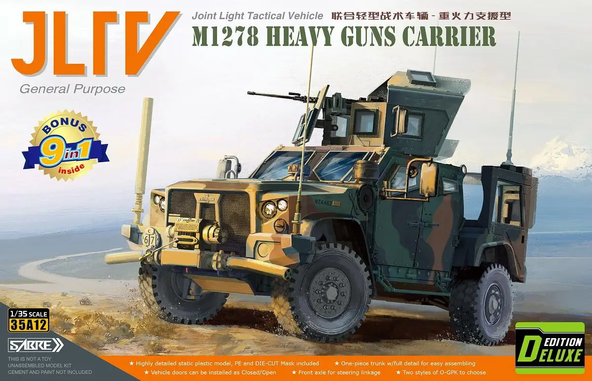 

SABRE 35A12-D 1/35 JLTV- Joint Light Tactical Vehicle M1278