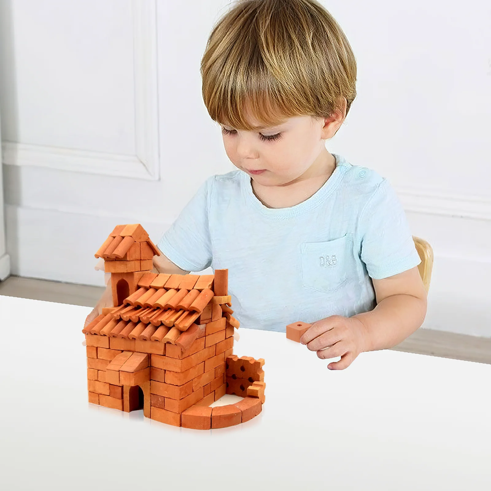 

20Pcs DIY Brick Simulation Mini Bricks Ornament for Micro Landscape Sand Table Fairy Garden Wall Brick Miniature Building