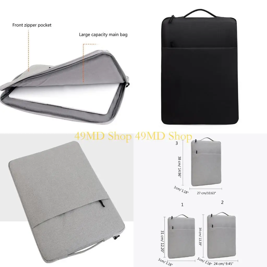 49MD Notebook-Hülle Computer Handtasche Ultra-Slim Proteable Splash Proof Laptop Hülle