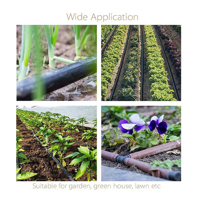 

200PCS Drip Irrigation Connectors 16Mm Barbed Connector Tee Couplings Irrigation Connectors For Drip Tubing Watertubing