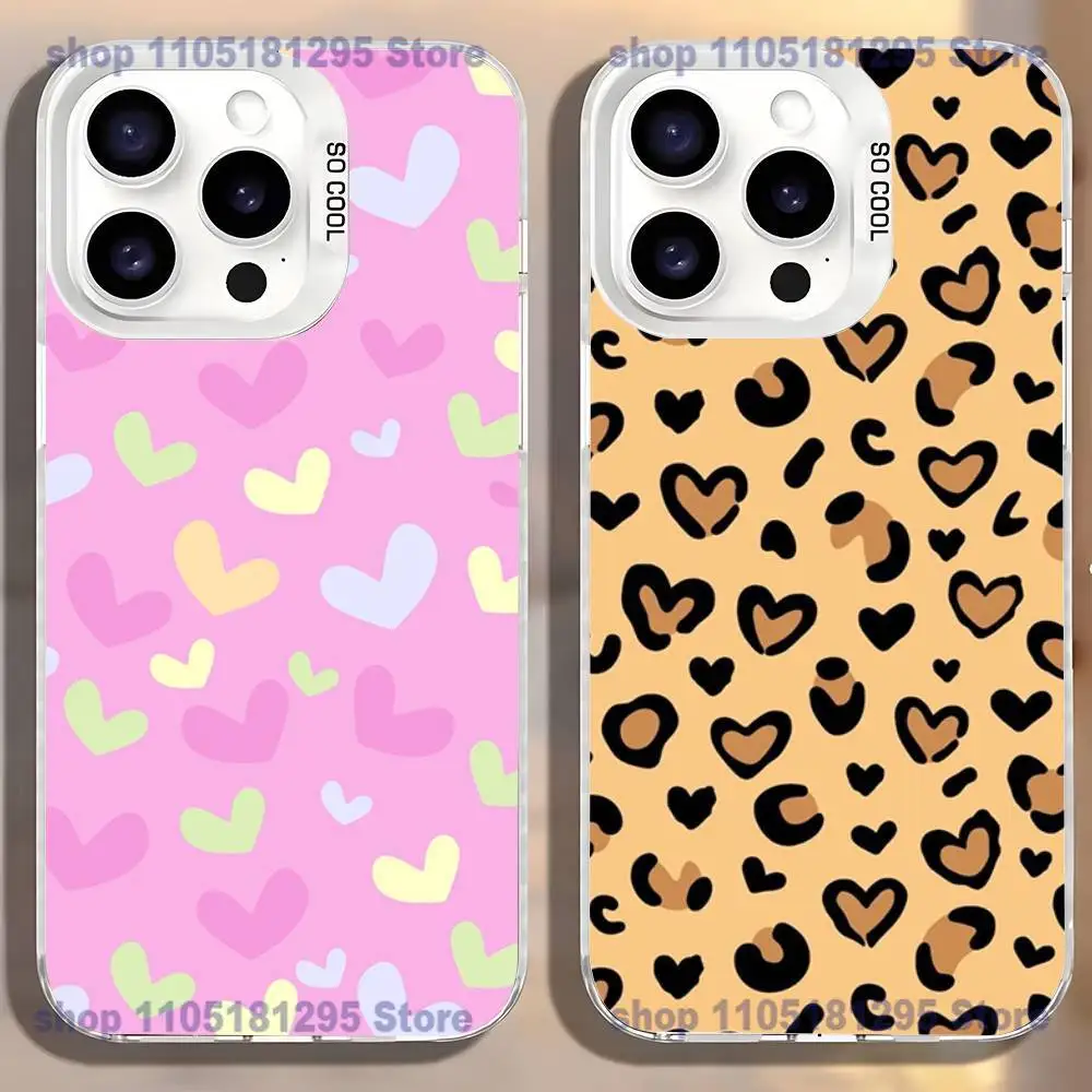 

Hot Cute Love Heart Phone Case For iPhone17,16,15,14,13,12,11,Mini,Pro,SE,MAX,plus,White Matte Shockproof Cover