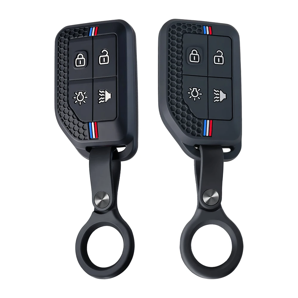 For Volvo New FM FH Truck Key Case FH16 Tractor Van Heavy Truck Key Silicone Protective Cover Buckle