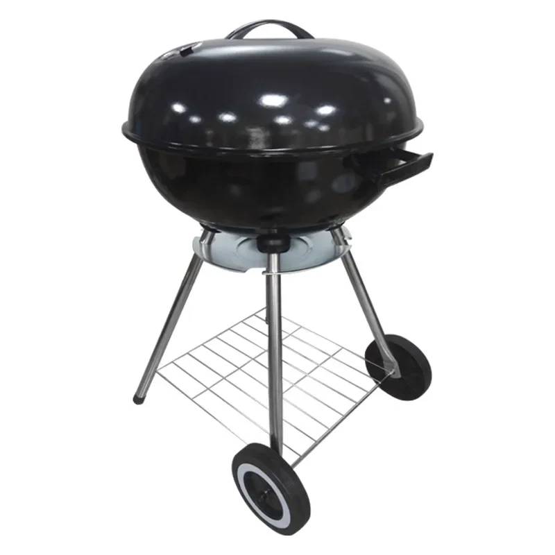 

Dropshipping Portable Charcoal Grill 18 Inch Portable BBQ Grill High Foot Stand with Wheels Suitable for Summer Outdoor Carnival