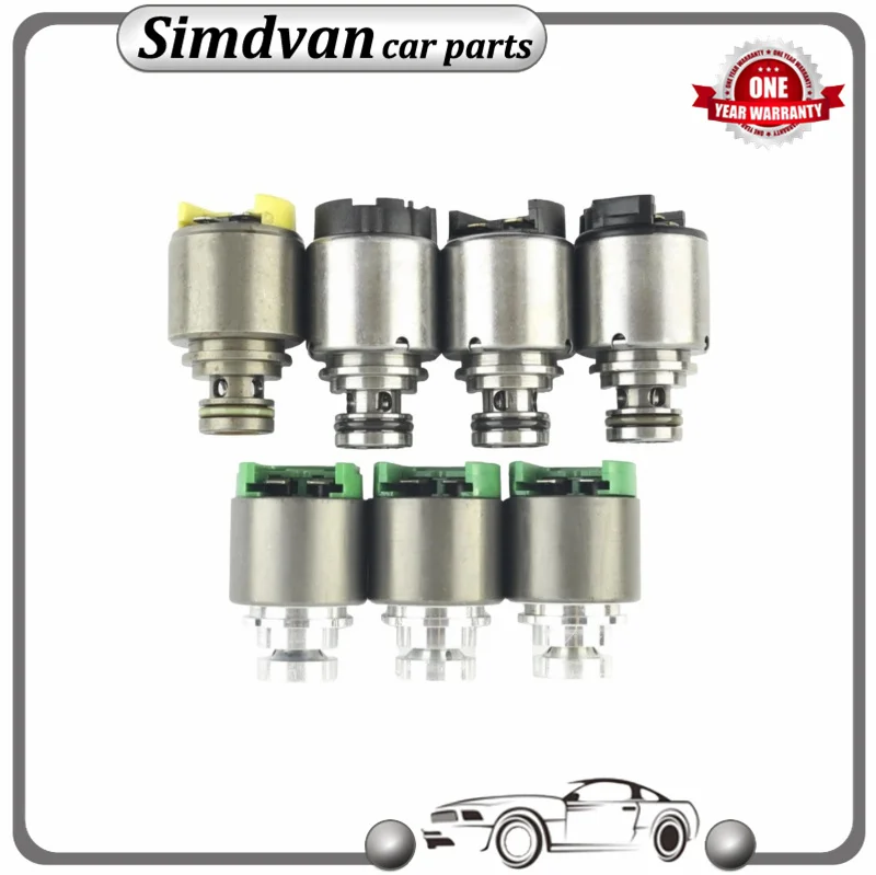 

7 шт. верхний комплект соленоидов высокой коробки передач ZF1068298035 подходит для BMW AUDI Prosche 5HP19 ZF5HP-19FL 5-SPEED