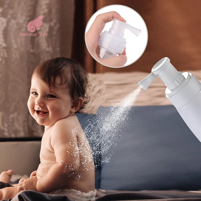 

140ml Powder Atomizer Bottle Talcum Emulsion Spray Travel Container Lotion Dispenser Rotate Bottle Salon Accessories