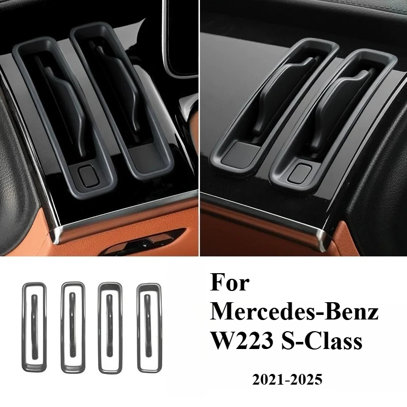 

Для Mercedes-Benz W223 S-Class предотвращает антибликовый приборный стол, декоративная полоса для выхода воздуха для кондиционера 2021-2025