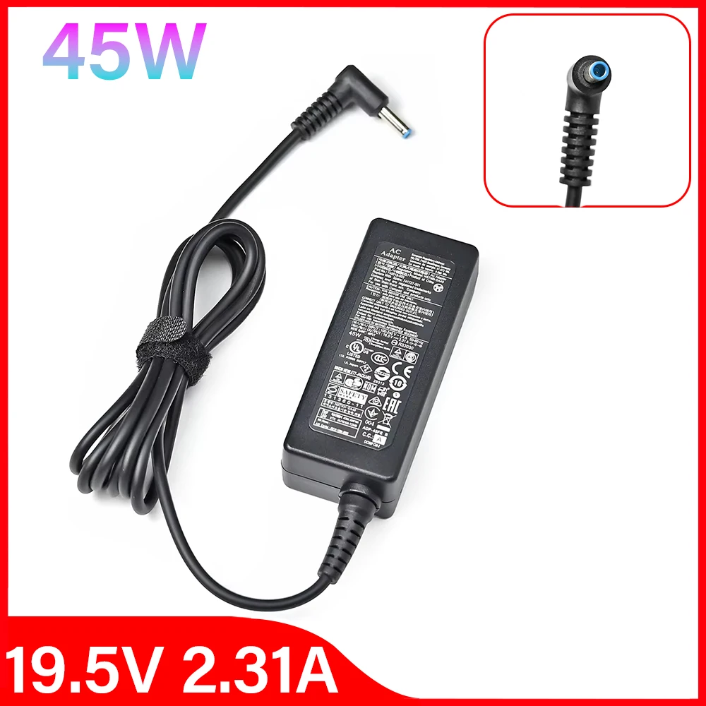 19.5V 2.31A 4.5*3.0mm 45W Laptop AC Power Adapter Charger For HP Stream X360 11 13 14 Searies 741727-001 740015-001 Tpn-Q155