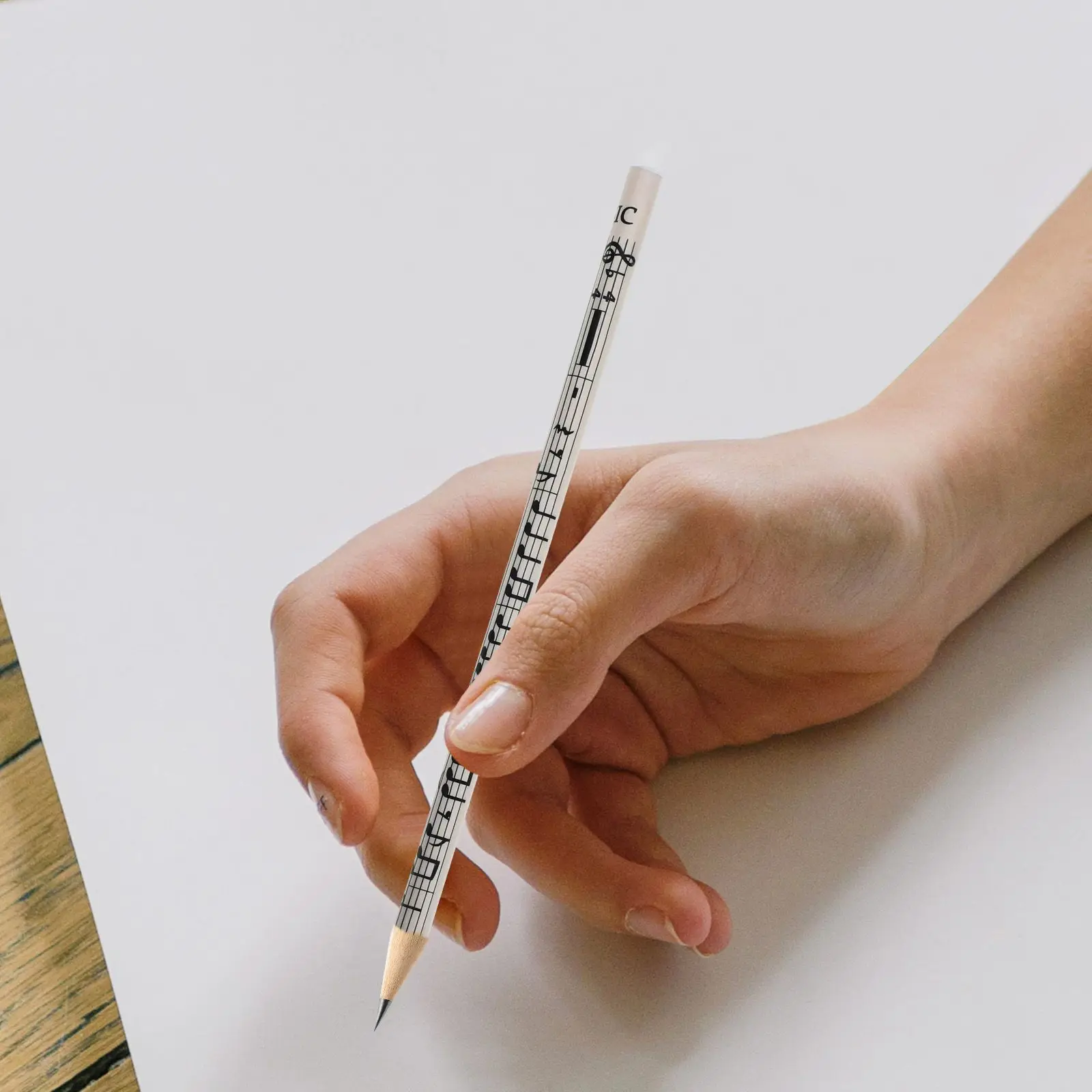 36 Pcs Musical Pencil Back to School Pencils for Students Punk Eraser Note Fun Work