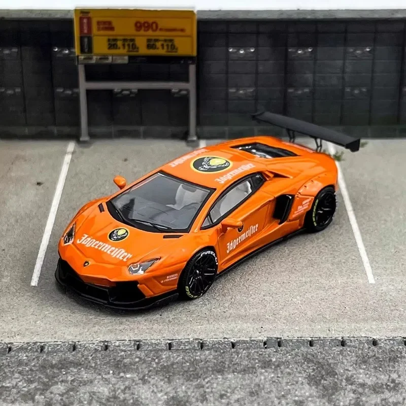 King Model&MINIGT 1:64 LP700 Aventador LBWK  35GT Alloy Car Die Casting Model Collection Model  Gifts for Men Christmas Gift