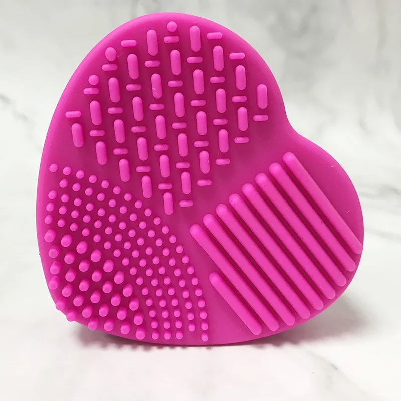 Multifuncional escova de silicone limpador cosméticos suave maquiagem escova limpeza esponja de silicone ferramenta reutilizável purificador padaccessories